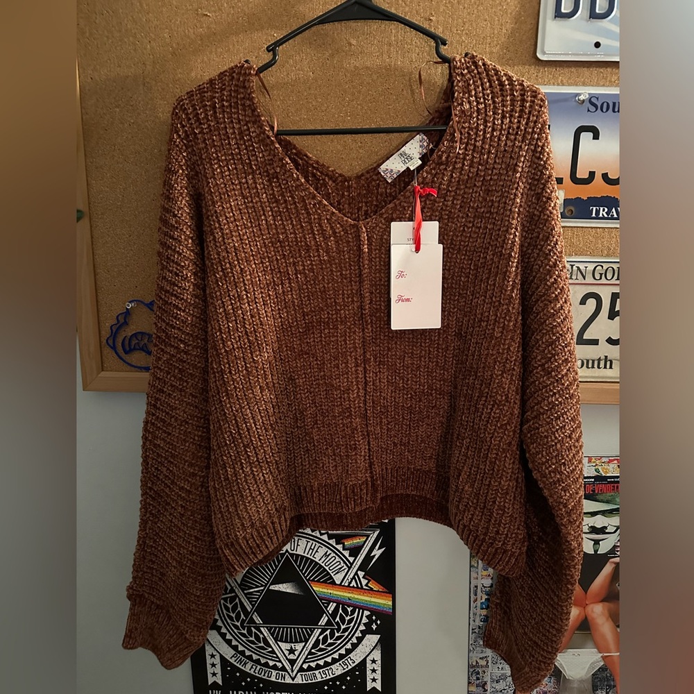 Brown sweater